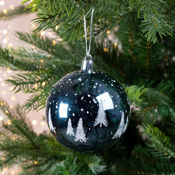 Kaemingk Christmas Bauble Night Blue Hanging Ornament  Night Blue Shatterproof Christmas Shiny Bauble Christmas Tree Ornament  Kaemingk surprises Christmas lovers all over the world with thousands of new innovative items each year.