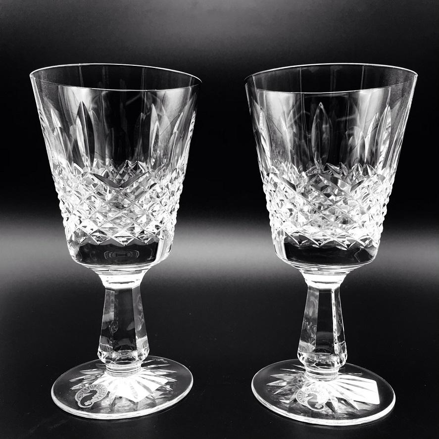 Kenmare 10oz Goblet by Waterford Crystal  The Waterford Kenmare pattern is a stunning combination of brilliance and clarity. The intricate detailing of Kenmare's signature diamond cuts combine with the comforting weight of Waterford's hand-crafted fine crystal to produce a stunning piece of drinkware that defines traditional styling even while transcending it.
