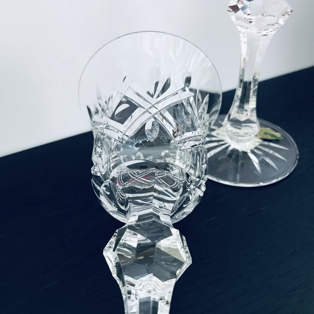 Waterford Crystal Kilkeary Claret Glass  The Kilkeary stemware pattern was designated as "Special Order Pattern", very rare pattern.