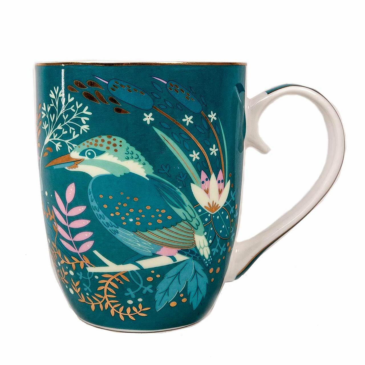 Tipperary Crystal Kingfisher Single Birdy Mug