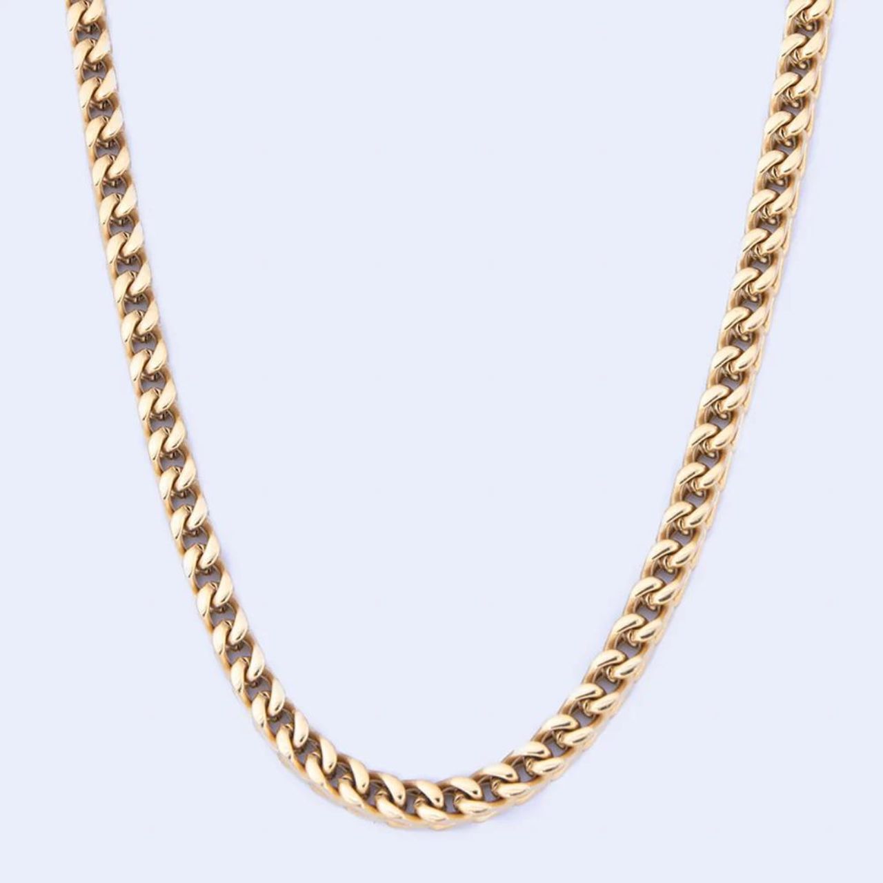 Knight & Day Curb Chain Necklace  Elegant curb chain necklace. Length 48.5cm with adjustable 7.5cm slider.  14k gold plating.