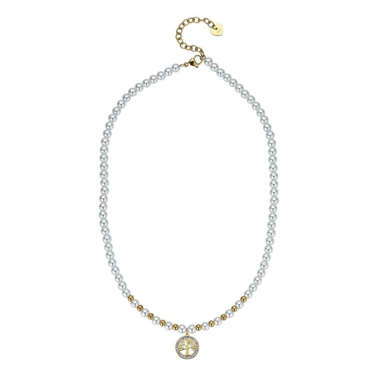Tree Of Life Pearl Necklace by Knight & Day  Knight & Day's Tree of Life Pearl Necklace is an exquisite piece of jewellery that features an intricate design.
