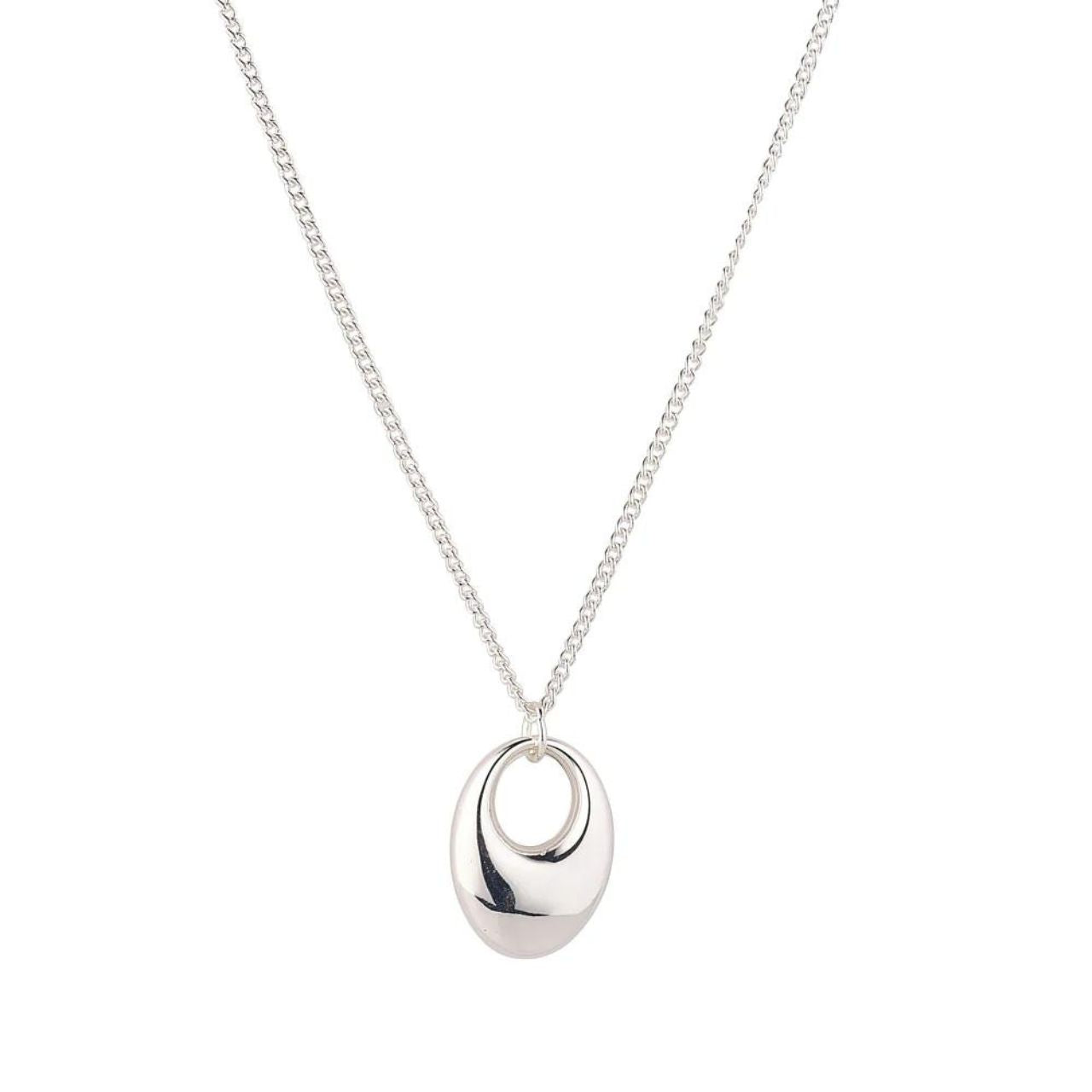 Zoe Long Silver Plated Necklace by Knight & Day  Knight & Day has crafted the perfect piece with their Zoe Long Silver Plated Necklace. Features include a high-quality silver plating that is designed to last and retain its shine. An eye-catching and classic design, it's sure to make a statement.
