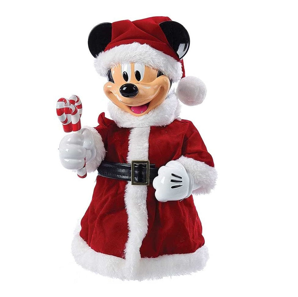 Kurt S Adler Mickey Mouse Treetop or Table-piece with Bendable Arms 10 Inch