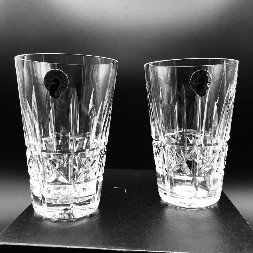 Kylemore 12oz Flat Tumblers by Waterford Crystal  A range of beverages can be enjoyed in our Kylemore crystal tumblers that have been crafted to enhance the flavors and aromas of your drink.