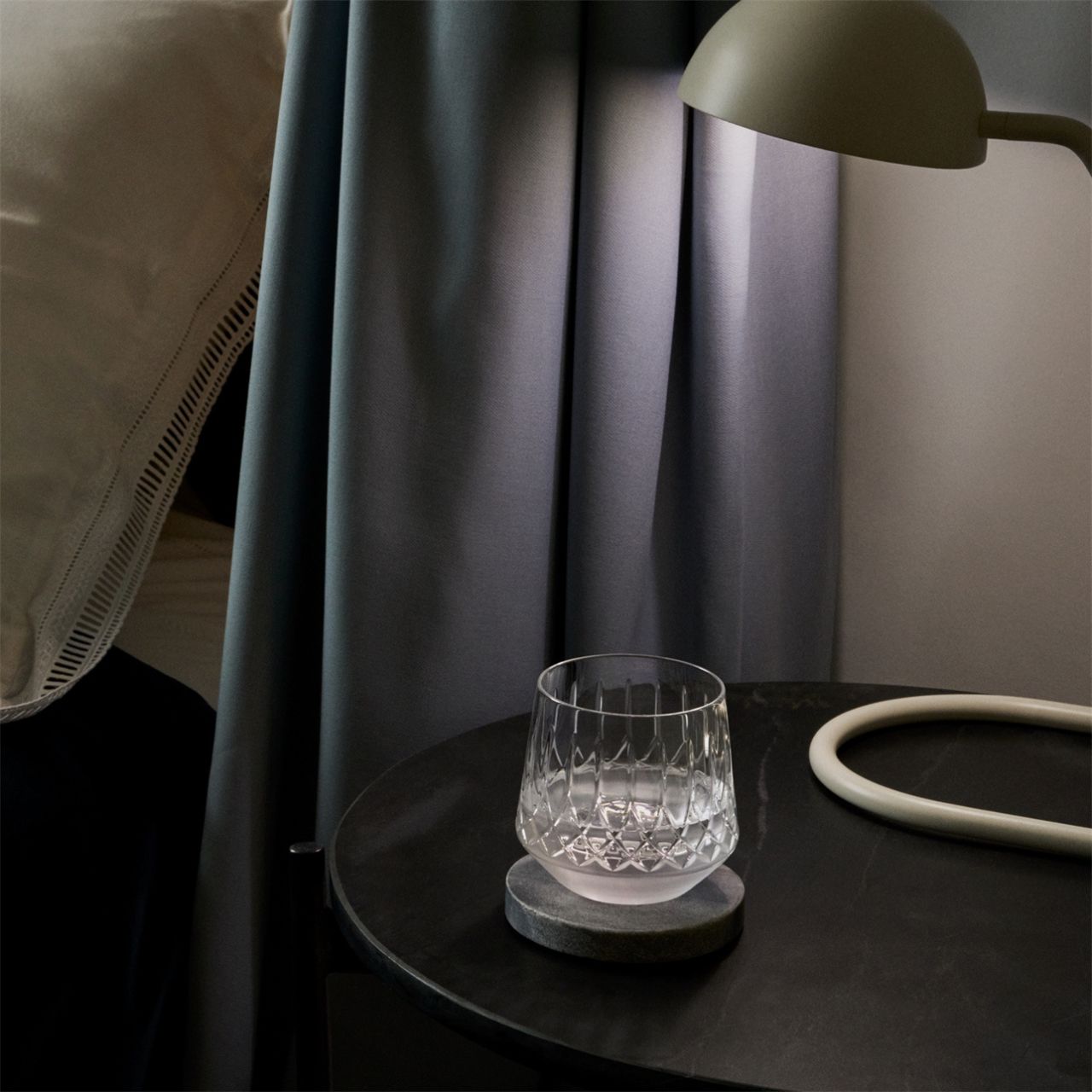 Waterford Lismore Arcus Tumbler 12 oz Set  Originally crafted in 1952 by Chief Designer Miroslav Havel and his inspiration from Lismore Castle's gothic architecture, the Lismore pattern has evolved into an icon. In celebration of the 70th Anniversary of the renowned Lismore pattern, Waterford introduces the newest evolution of the beloved classic, Lismore Arcus.