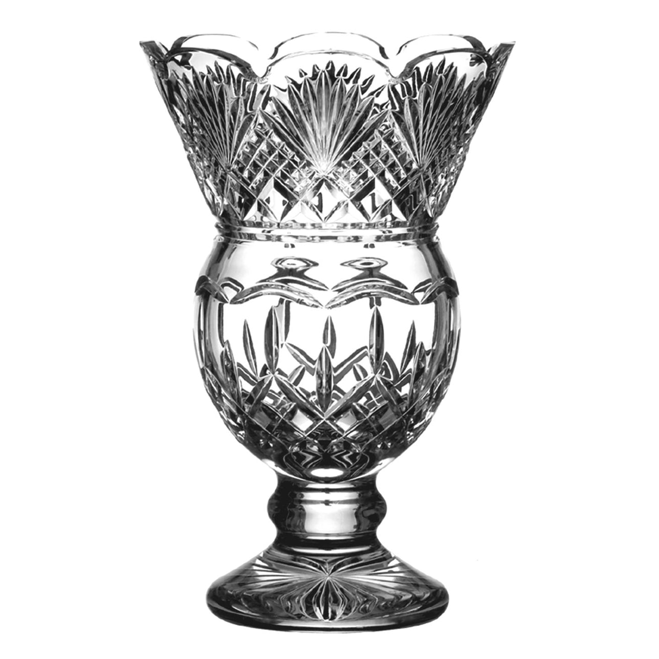 Waterford Crystal Lismore 32.5cm Thistle Vase  The Waterford Lismore pattern is a stunning combination of brilliance and clarity. You can't improve on nature, but you can come close with the Lismore 32.5cm Thistle Vase.