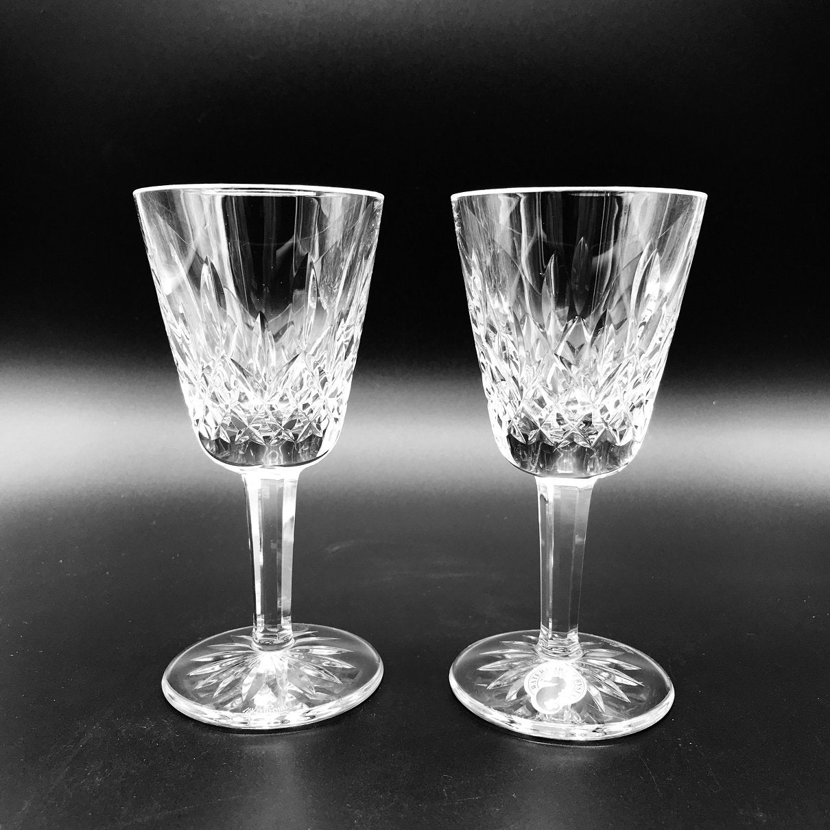Waterford Crystal Lismore White Wine Pair  Waterford Lismore pattern is a stunning combination of brilliance and clarity.