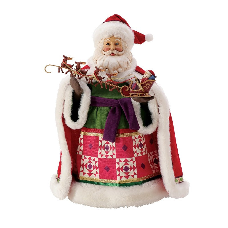 Possible Dreams Little Old Driver - Jim Shore Limited Edition  Each year, world renowned artist Jim Shore designs a Limited Edition Possible Dreams Santa piece is the newest in line. These pieces are only crafted in their year of launch. Uniquely hand made from high quality materials before being hand painted by our talented artists.