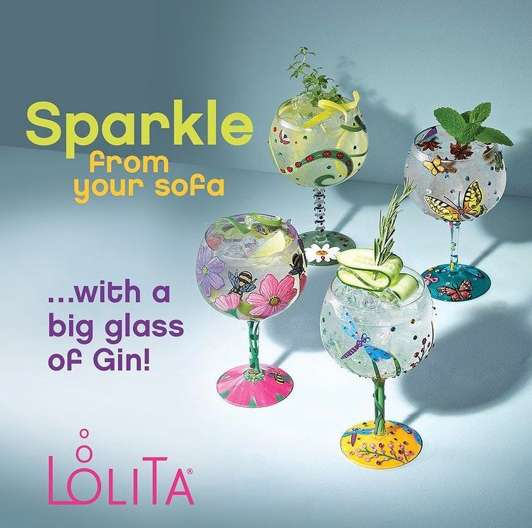 Ginology Lolita Dragonfly Gin Glass