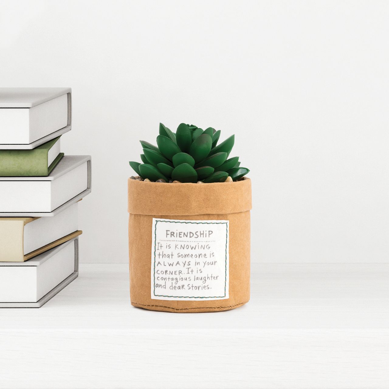Lori Siebert Plant Kindness - Friendship  Lori Siebert combined inspiration from the row of succulents on her daughter's windowsill with her whimsical, artistic celebration of life to form the Plant Kindness collection. Give Plant Kindness - Friendship to your joyous, loving and supportive friend to show how thankful you are to have them in your life.