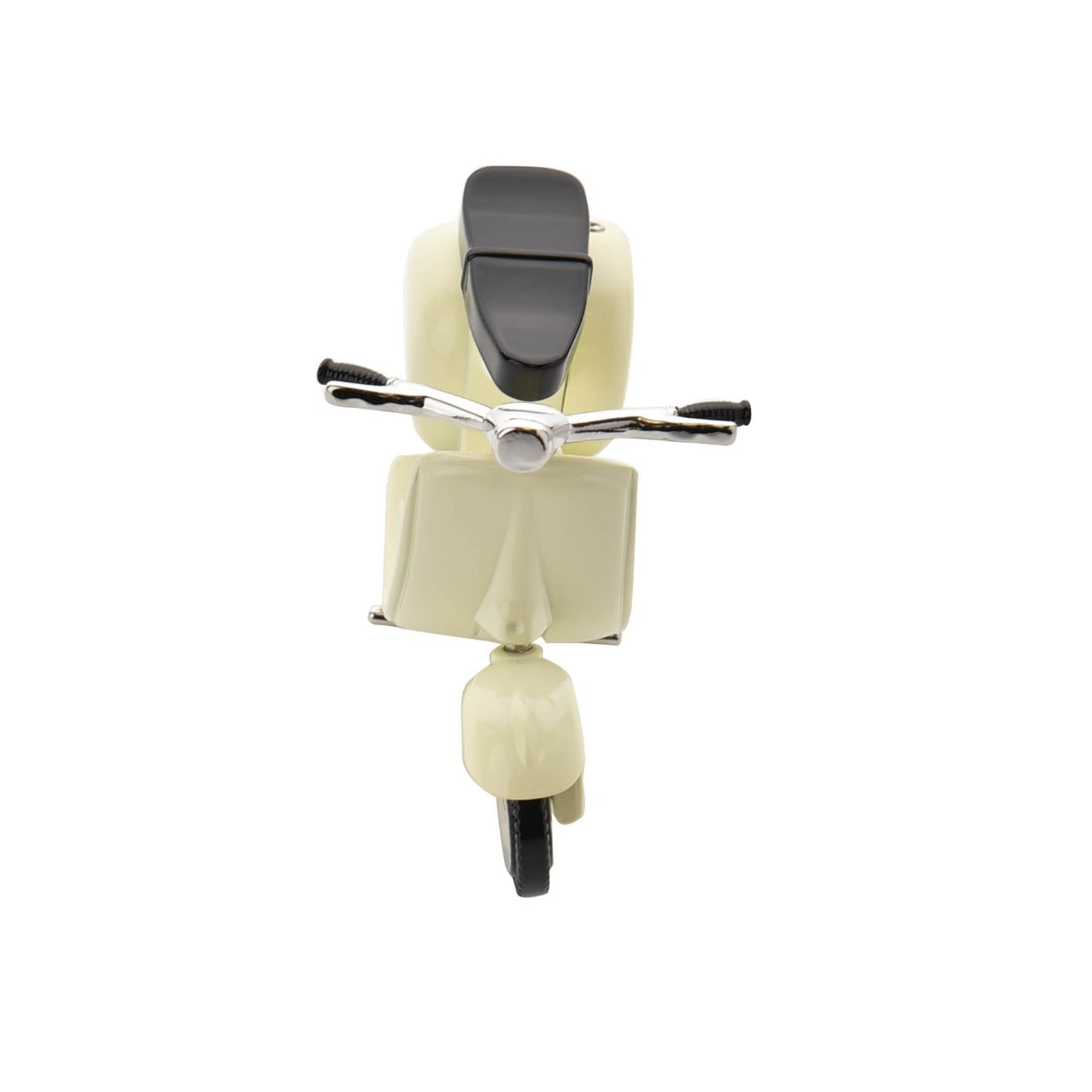 Miniature Clock Cream Vespa by William Widdop  Bring a unique and quirky touch to the home with this stylish miniature clock made with great attention to detail.  The miniature vespa clock is a great gift for someone who loves these iconic scooters.