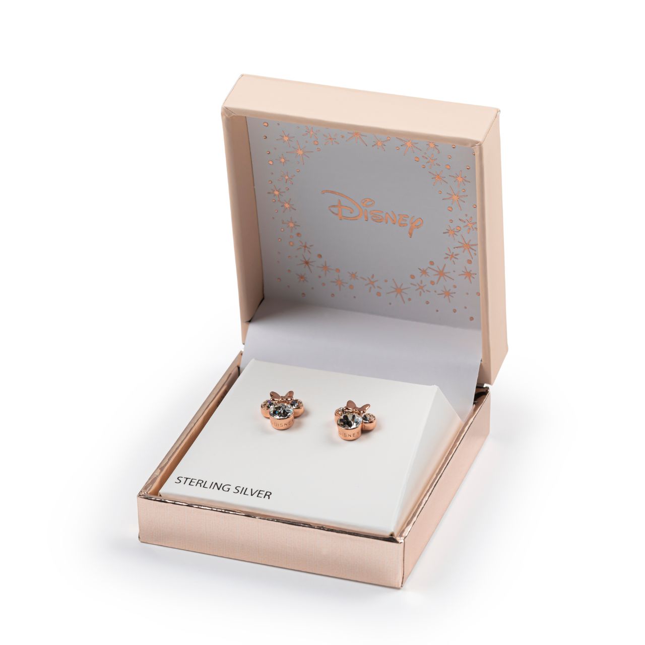 Disney Minnie Mouse Two-Tone Sterling Silver Earrings 