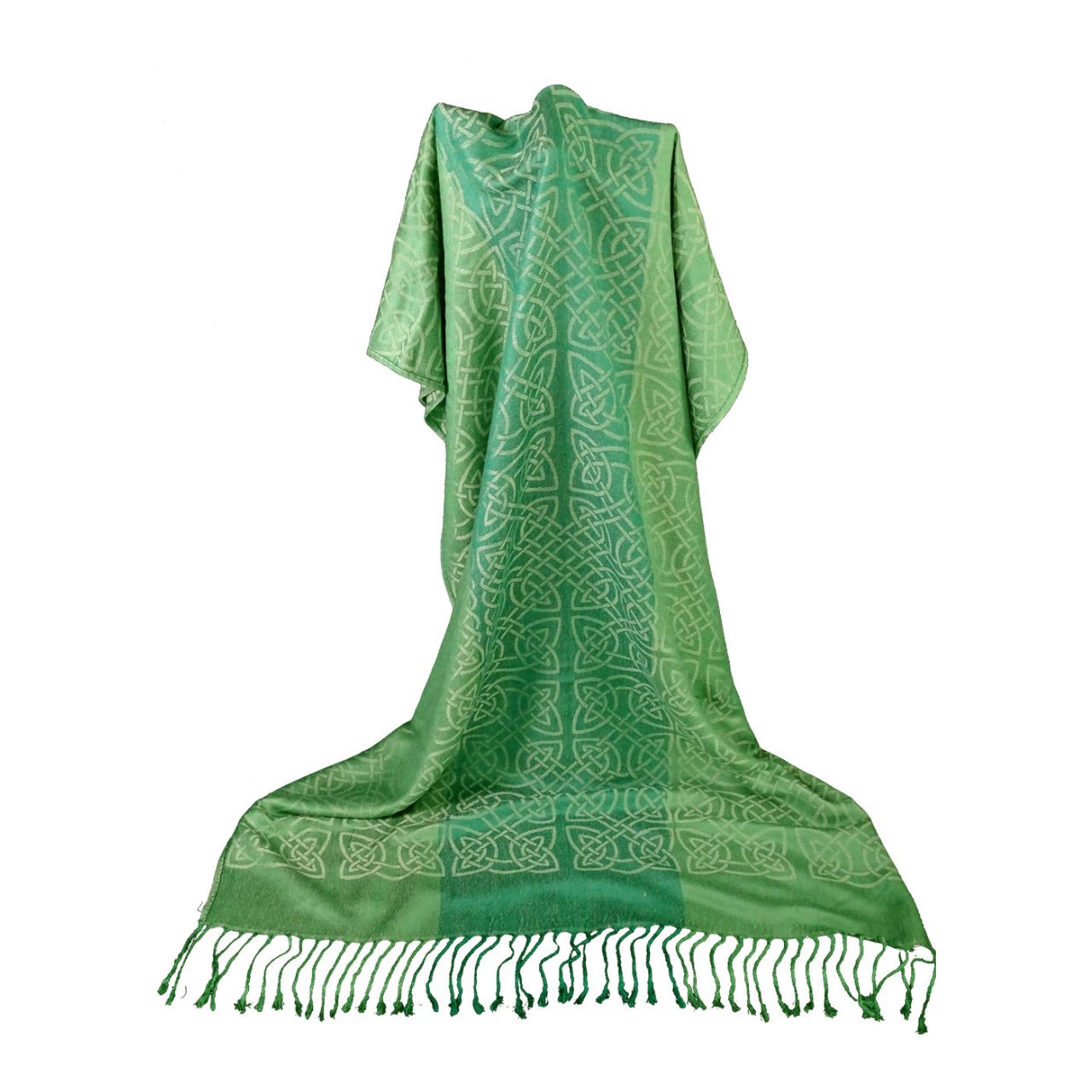 Mulligans Ireland Innisfree Celtic Pashmina Shawl  Named after the islands of Ireland, and inspired by their stories and history, our Island Range of shawls and scarves is a fusion of modern Irish design and colour palette together with the traditional Celtic knot weave or ‘snaidhm celtic’ in Irish/Gaelic.