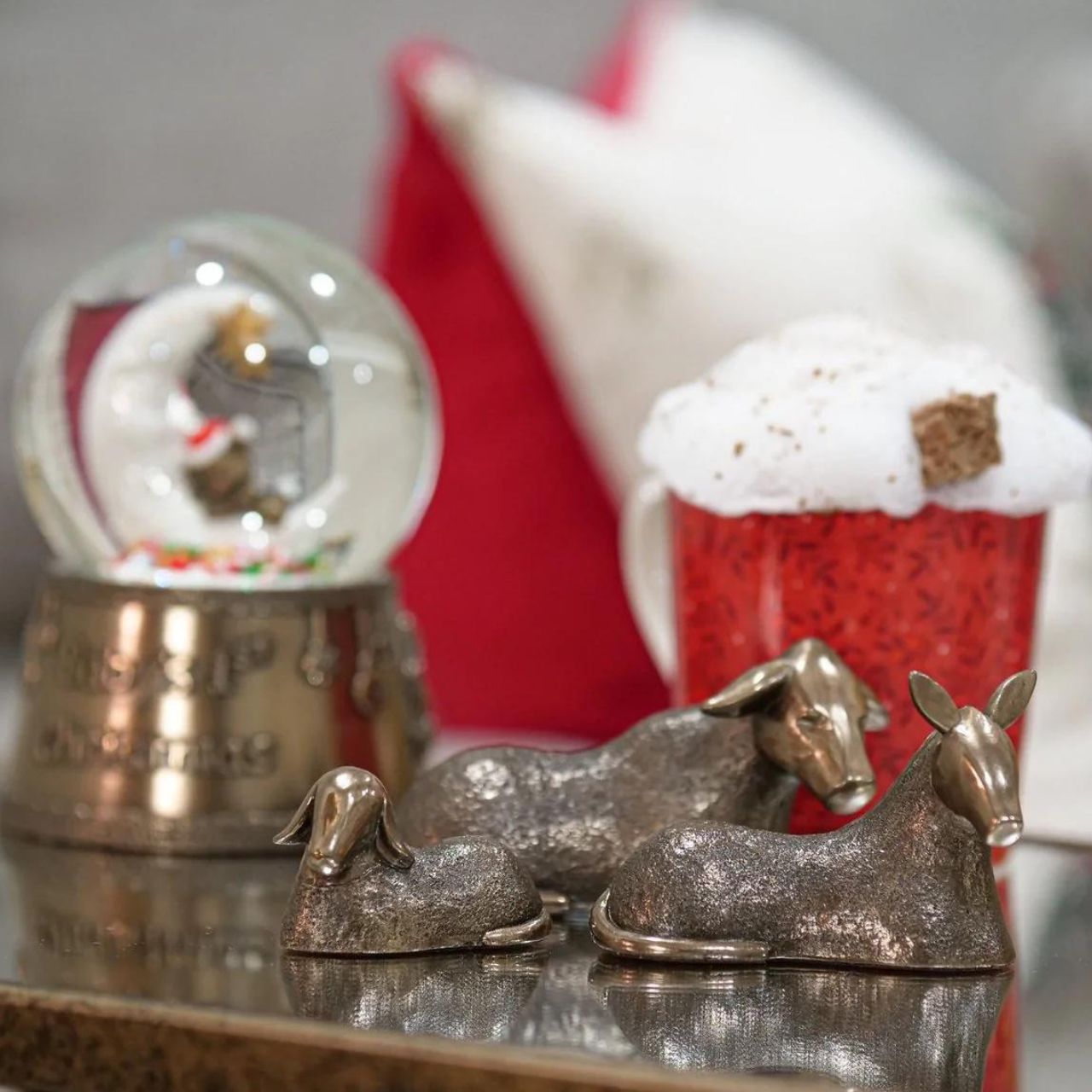 Genesis Nativity Animals  A beautiful collection of three bronze coloured nativity animals from Genesis Ireland.  The perfect addition to your nativity scenes this Christmas.  Genesis Fine Arts has evolved into a much loved brand worldwide and has become the go to gift for many. One of the most popular collections at Genesis Fine Arts is their Christmas Collection.