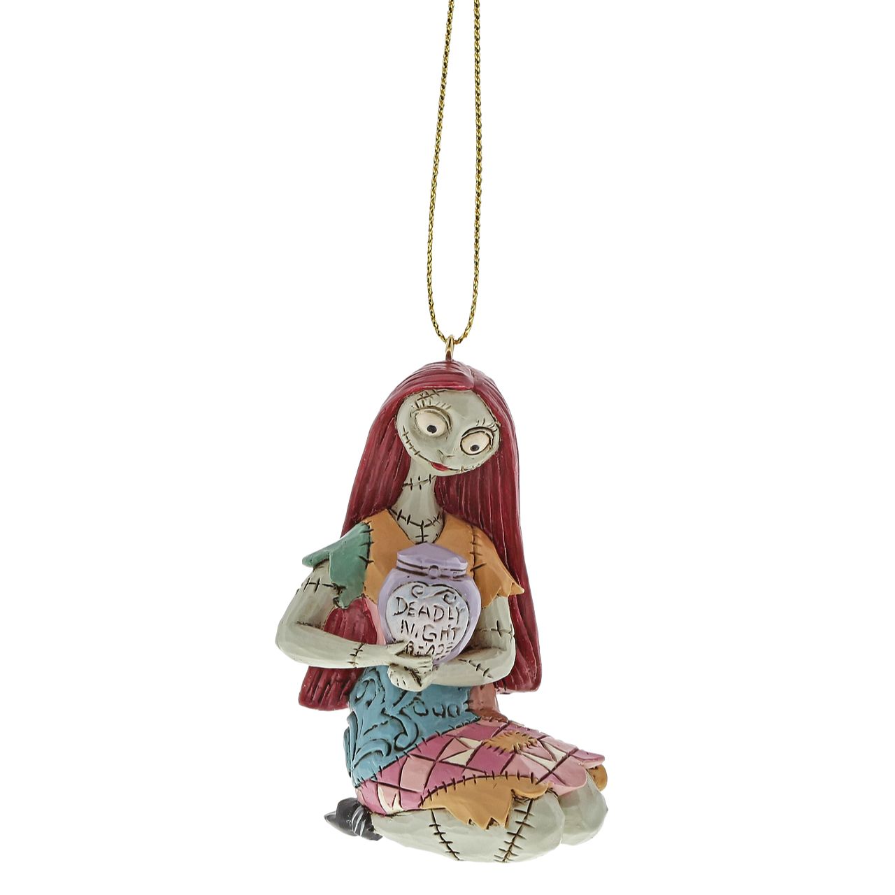 Sally Hanging Ornament Nightmare Before Christmas  Unique variations should be expected as this Nightmare Before Christmas product is hand painted. Packed in a branded gift box. Not a toy or children's product. Intended for adults only.