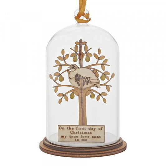 Partridge in a Pear Tree Hanging Ornament  The Spirit of Christmas. A collection of delightful wooden decorations that capture the essence of that special time of year.