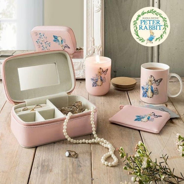 Peter Rabbit Garden Party Jewellery Box Pink