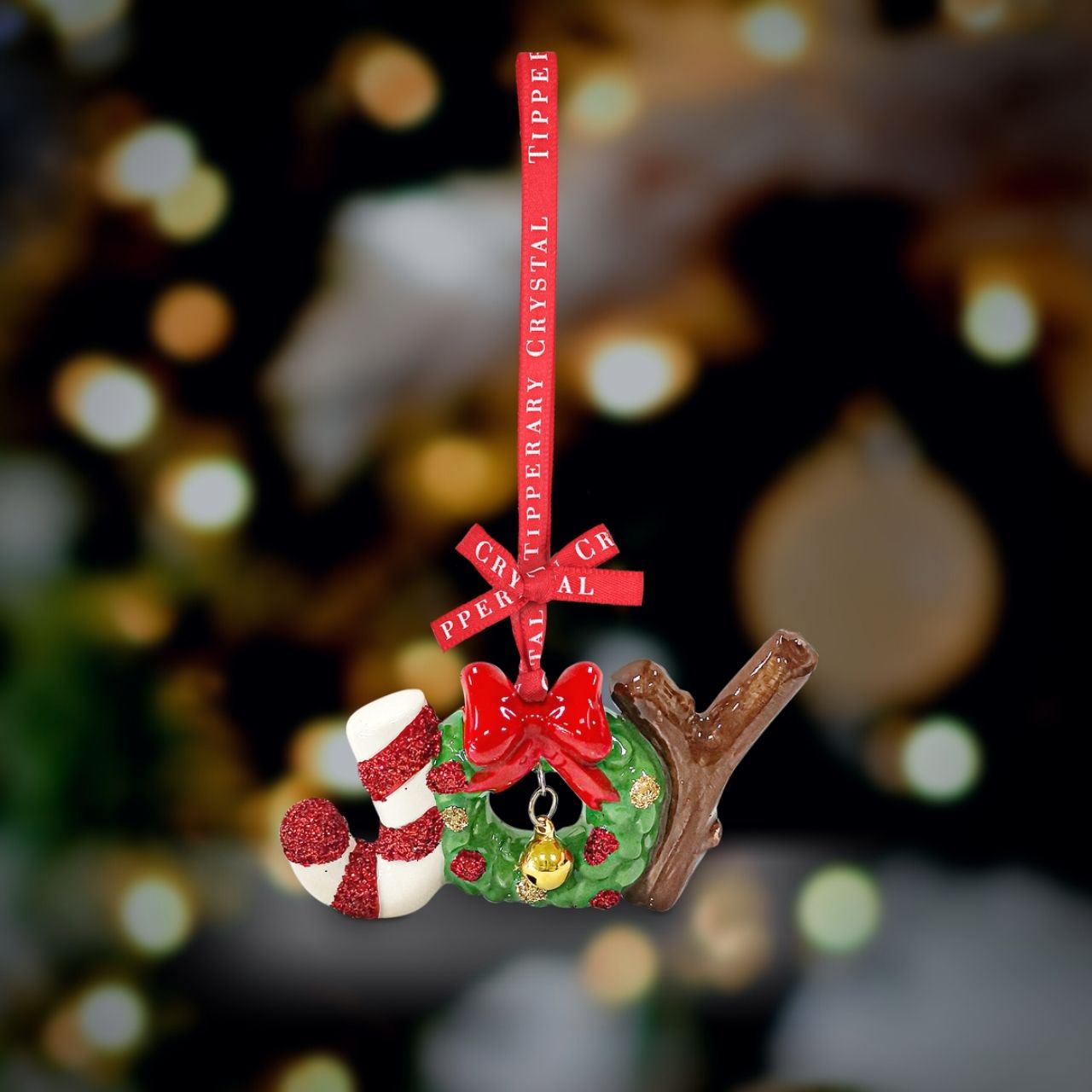 Porcelain Decoration - Joy Christmas Ornament - NEW 2022  We just Love Christmas! The festive season, the giving of gifts, creating memories and being together with family and loved ones. Have lots of fun with our lovingly designed and created Christmas decorations, each one has a magic sparkle of elf dust!
