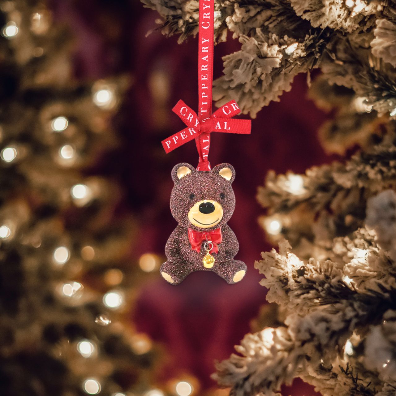 Porcelain Decoration - Teddy Bear Christmas Ornament - NEW 2022  We just Love Christmas! The festive season, the giving of gifts, creating memories and being together with family and loved ones. Have lots of fun with our lovingly designed and created Christmas decorations, each one has a magic sparkle of elf dust