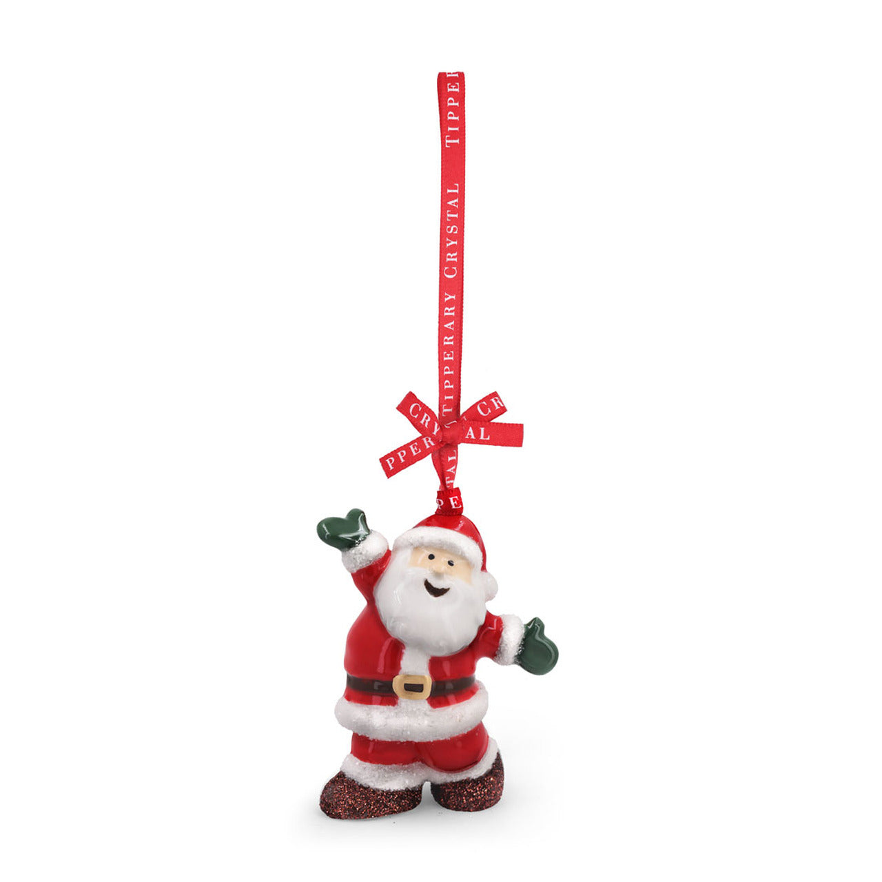 Tipperary Crystal Set of 4 Porcelain Christmas Decorations - NEW 2021  We just Love Christmas! The festive season, the giving of gifts, creating memories and being together with family and loved ones. Have lots of fun with our lovingly designed and created Christmas decorations, each one has a magic sparkle of elf dust!