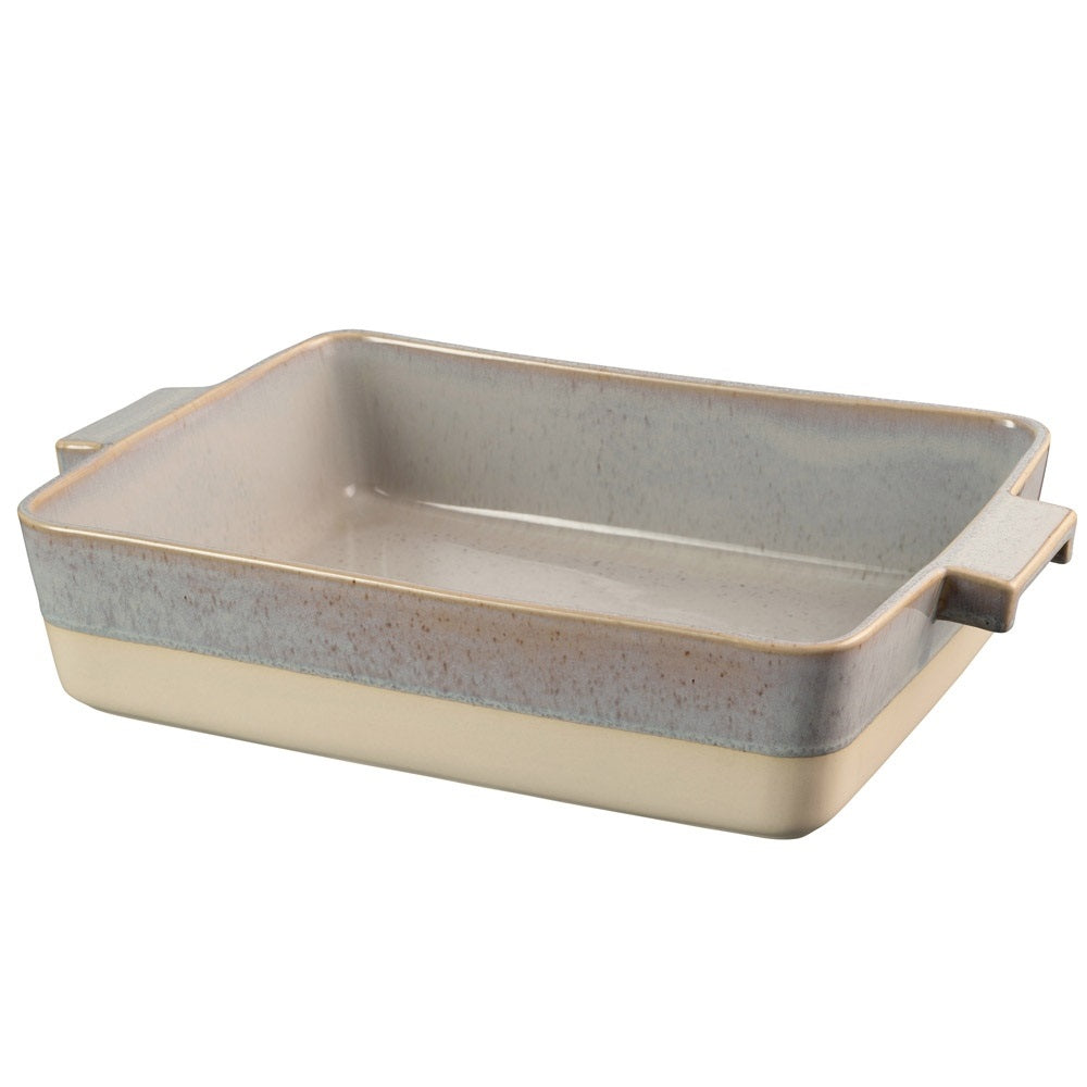 Belleek Living Porto Rectangular Baker Large  Artisan stoneware ceramics from Portugal are renowned around the world. Porto by Belleek Living has been designed and developed to create a durable ovenware collection.