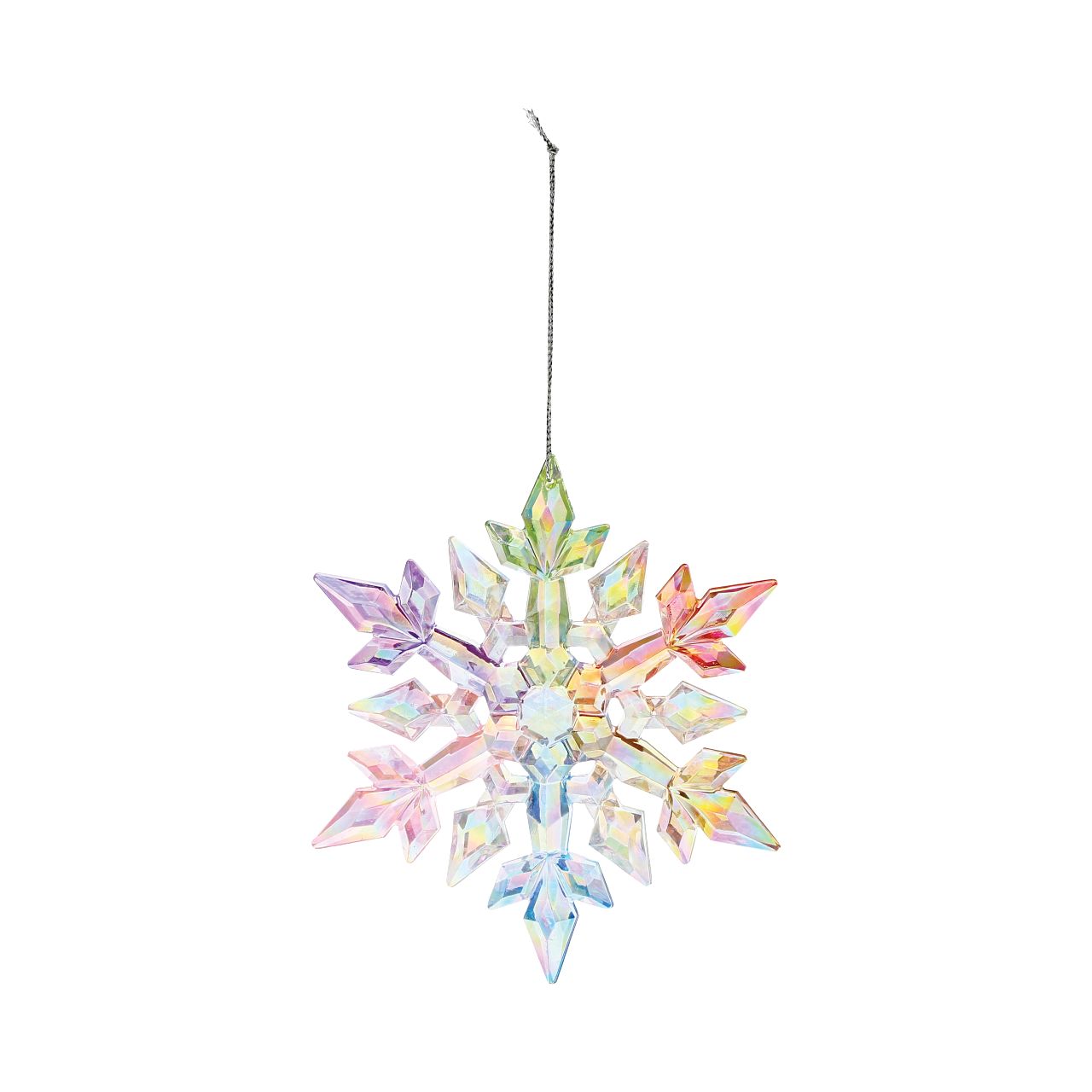 Rainbow Snowflake Hanging Ornament  These Rainbow Snowflake Hanging Ornaments are the perfect gift for yourself or a friend. Not only they sparkle and shine on a Christmas Tree, they looks wonderful as an addition to a gift bag or in any home.