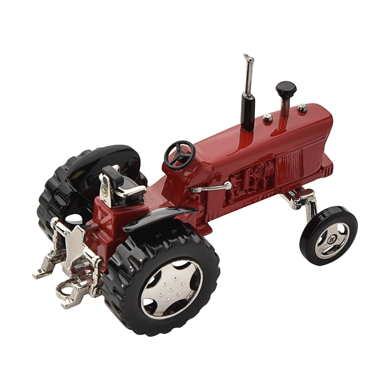Miniature Clock Farmers Red Tractor by William Widdop  Bring a unique and quirky touch to the home with this stylish miniature clock made with great attention to detail.  The miniature tractor is a great gift for someone who has an interest in the farming world.
