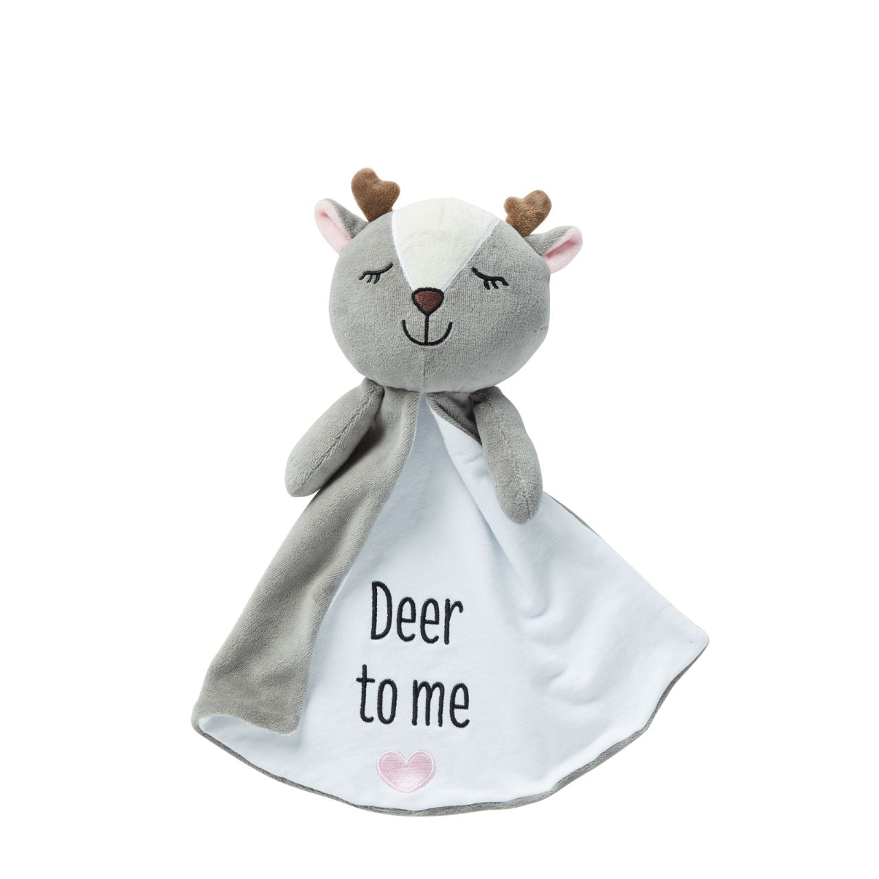 Reindeer Tag-A-Long  Super soft Reindeer Tag-A-Long is perfect for any baby. Suitable from 0m+, this Reindeer can be machine washed and is perfect for comfort on the go.