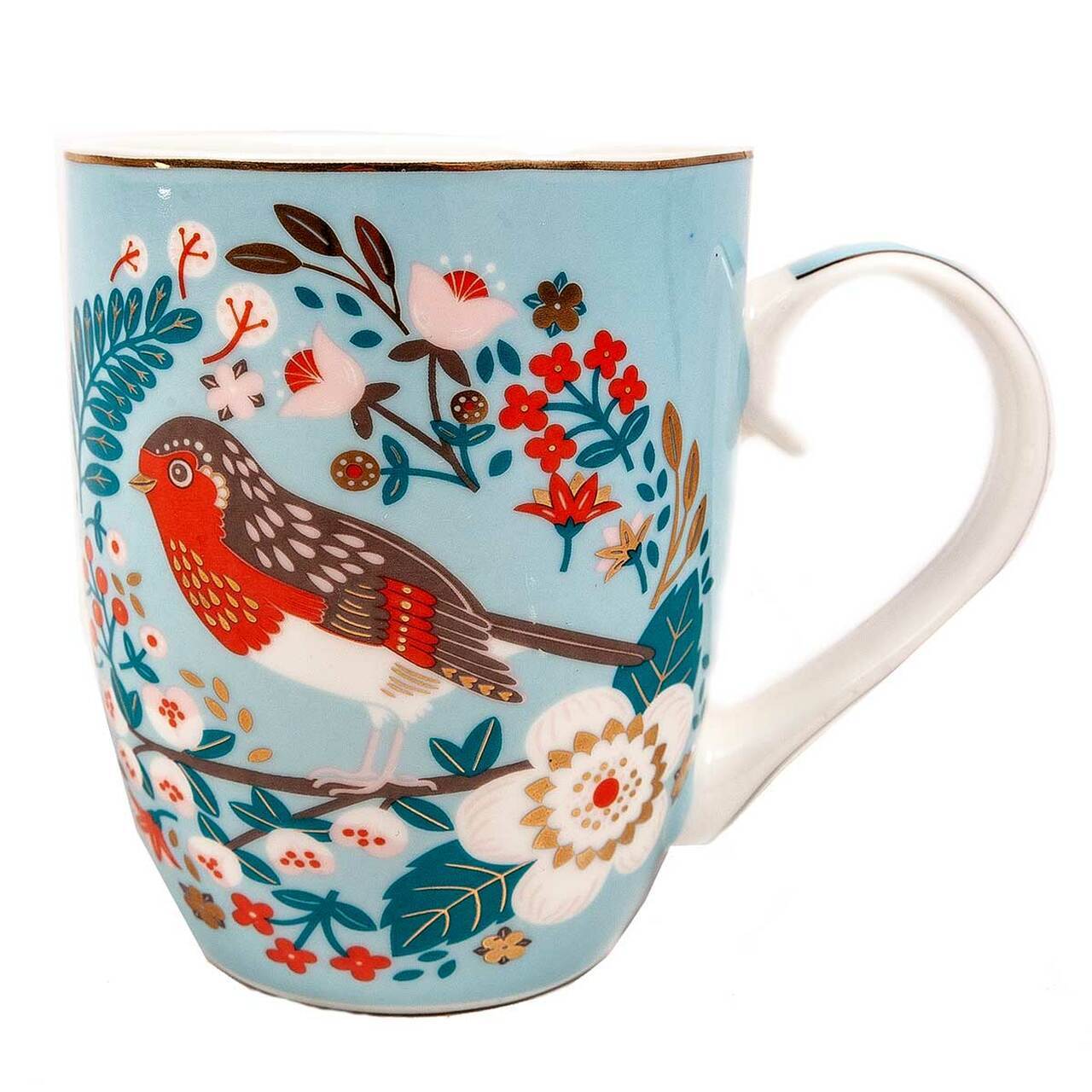 Robin Birdy Mug Single by Tipperary Crystal