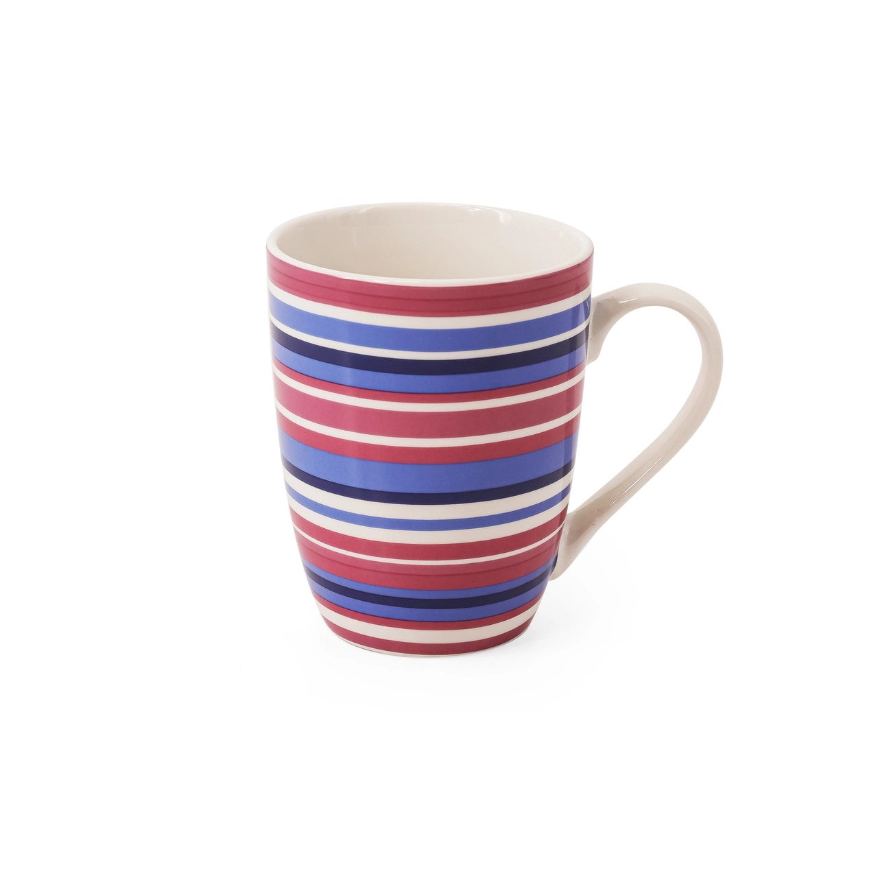 Tipperary Crystal Roman Stripes Horizontal Party Pack S/6 Mugs - NEW 2022