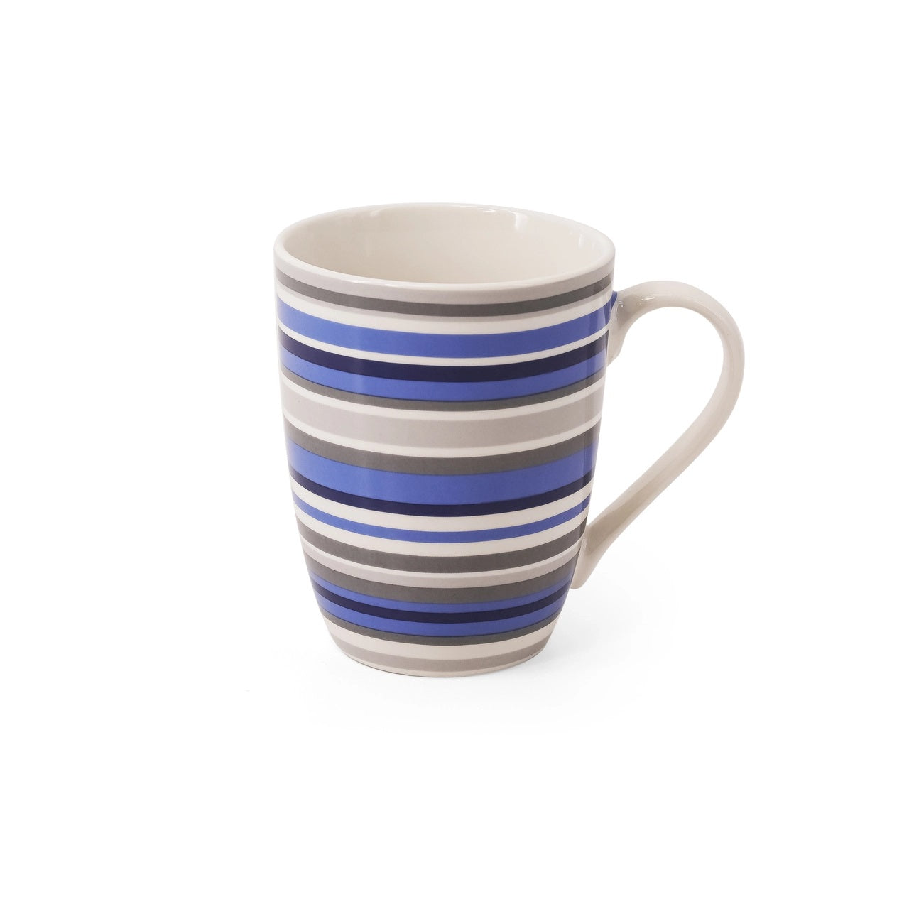 Tipperary Crystal Roman Stripes Horizontal Party Pack S/6 Mugs - NEW 2022