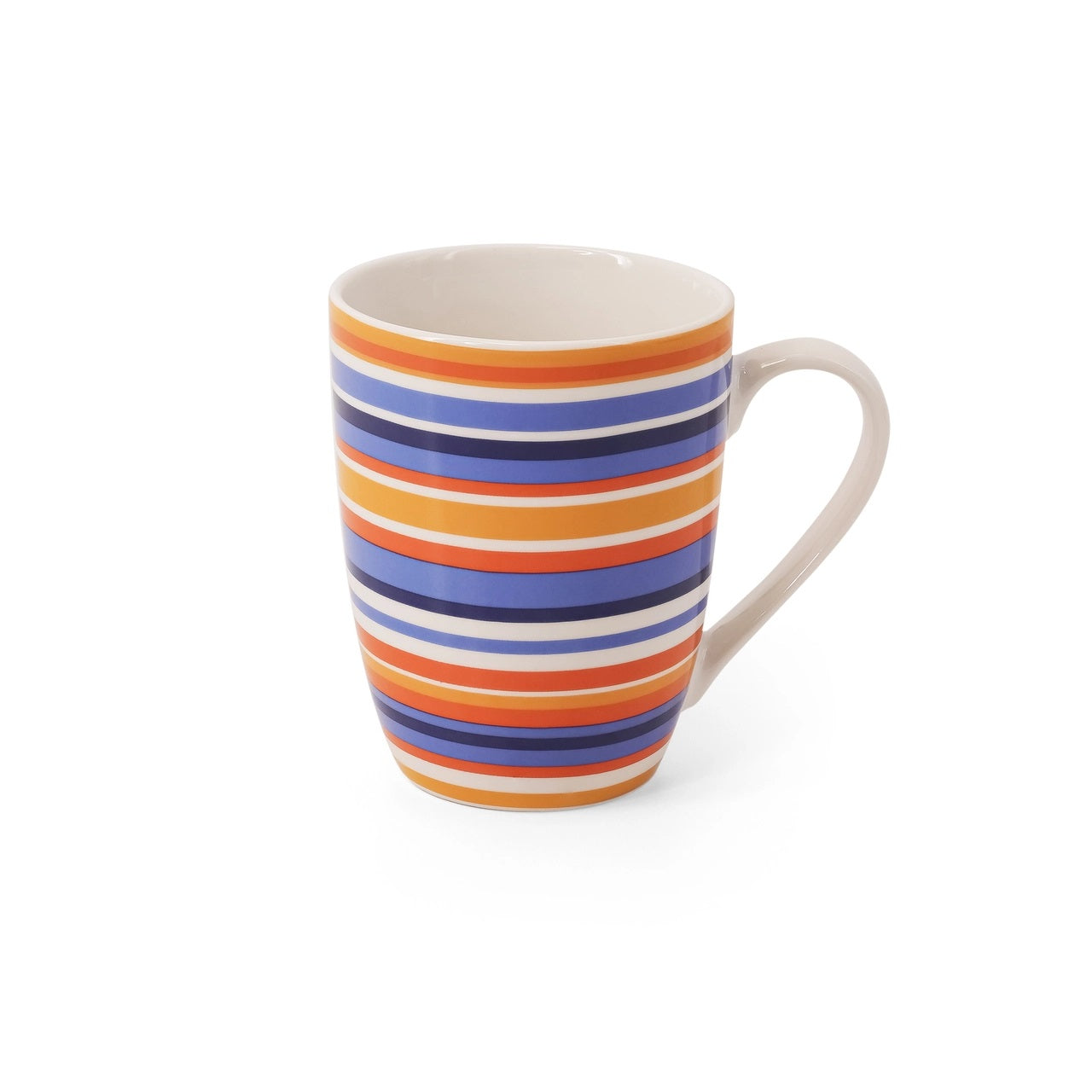 Tipperary Crystal Roman Stripes Horizontal Party Pack S/6 Mugs - NEW 2022
