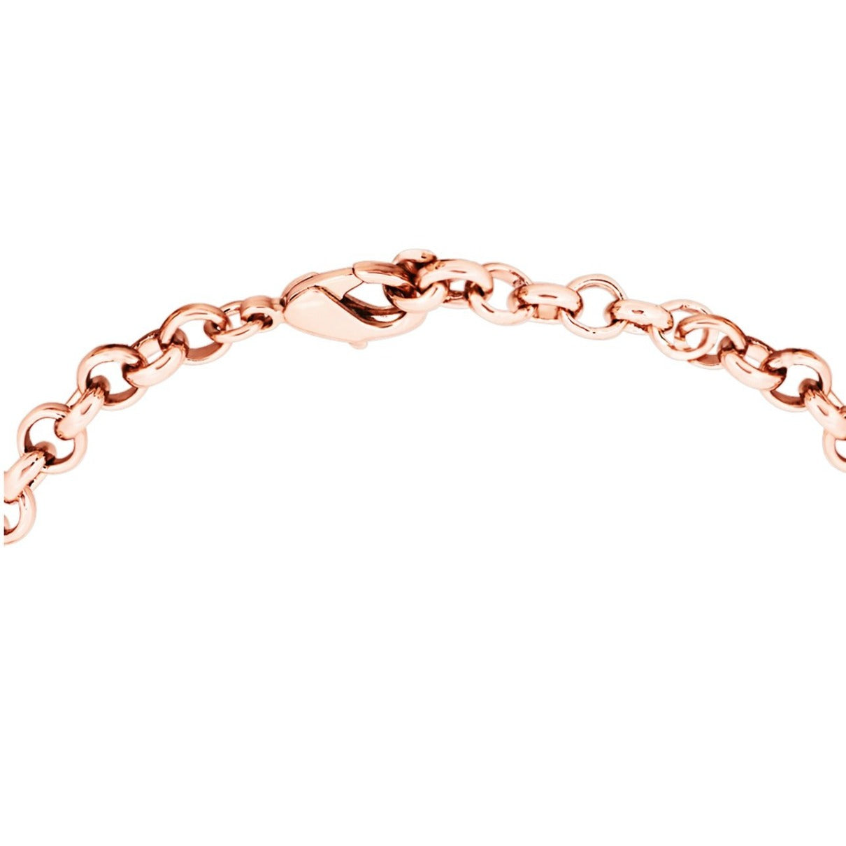 Romi Dublin Rose Gold Padlock Circle Chain Pendant  Just Arrived NEW 2021