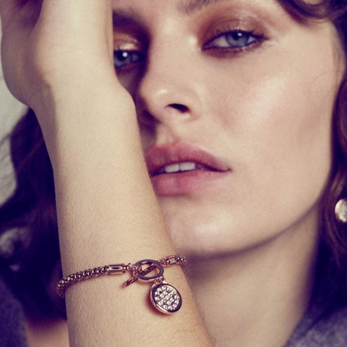 Romi Rose Gold Popcorn Chain Bracelet  Simple and understated this collection has a contemporary and sleek look that will allow you to accessorise with any outfit.