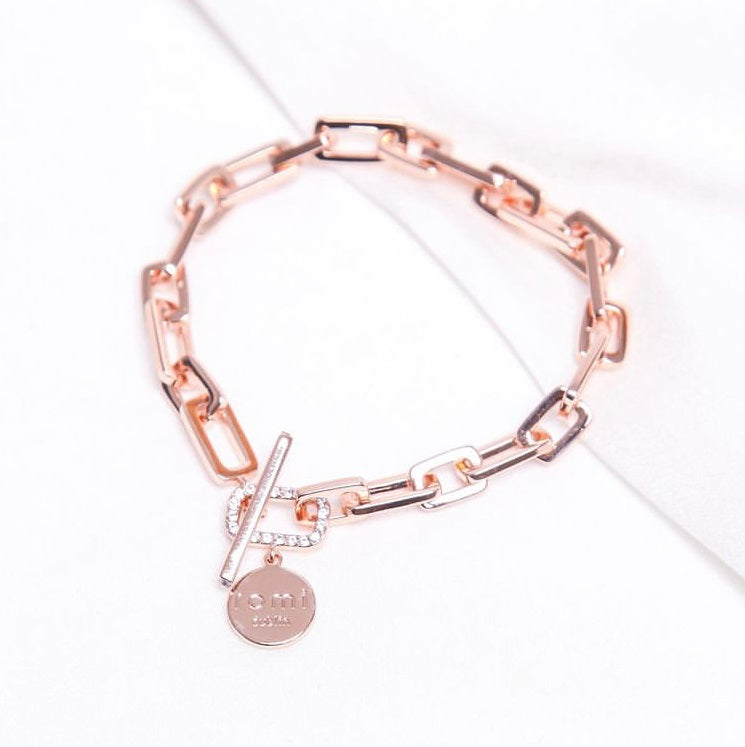 Romi Rose Gold Chain Bracelet