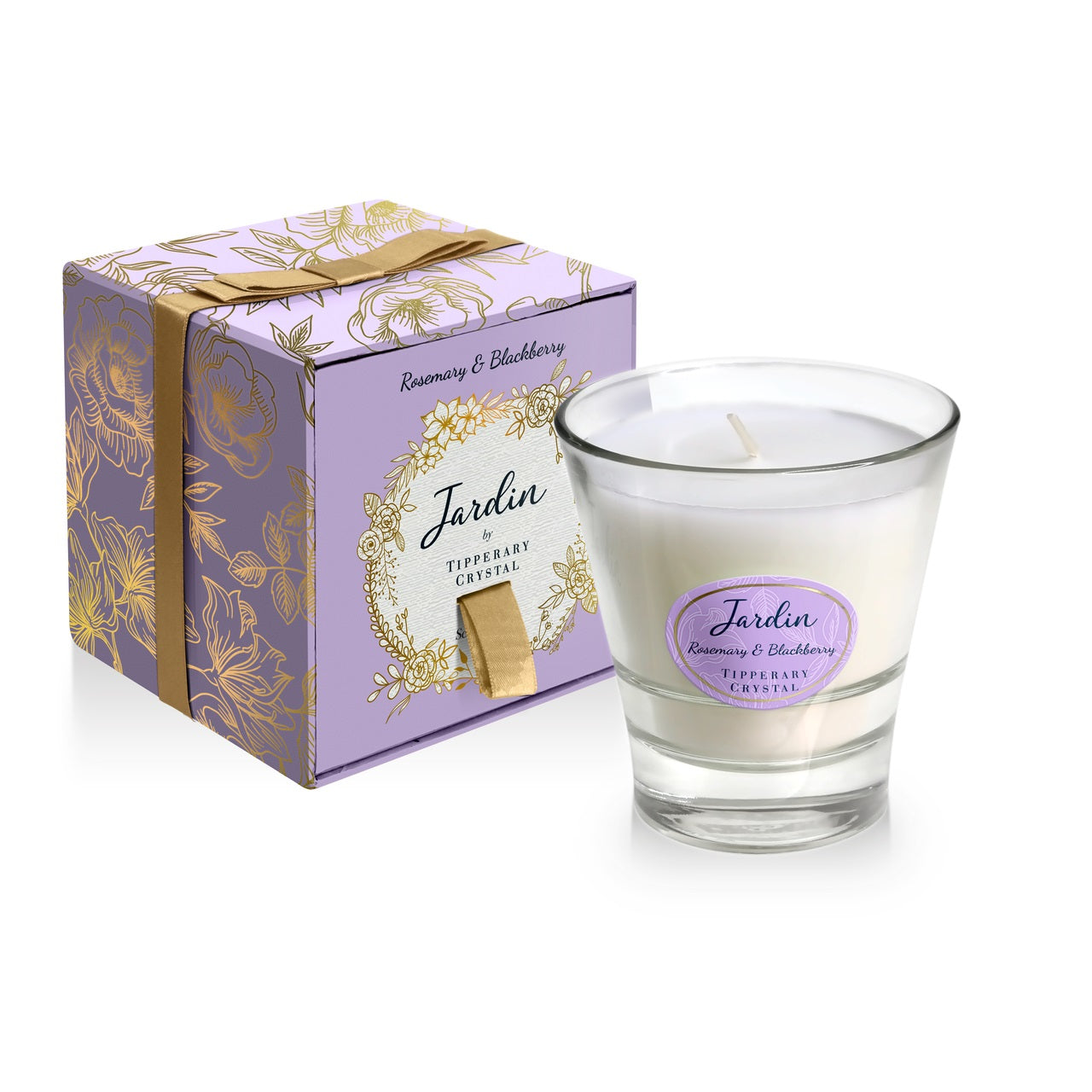 Tipperary Crystal Rosemary & Blackberry - Jardin Collection Candle