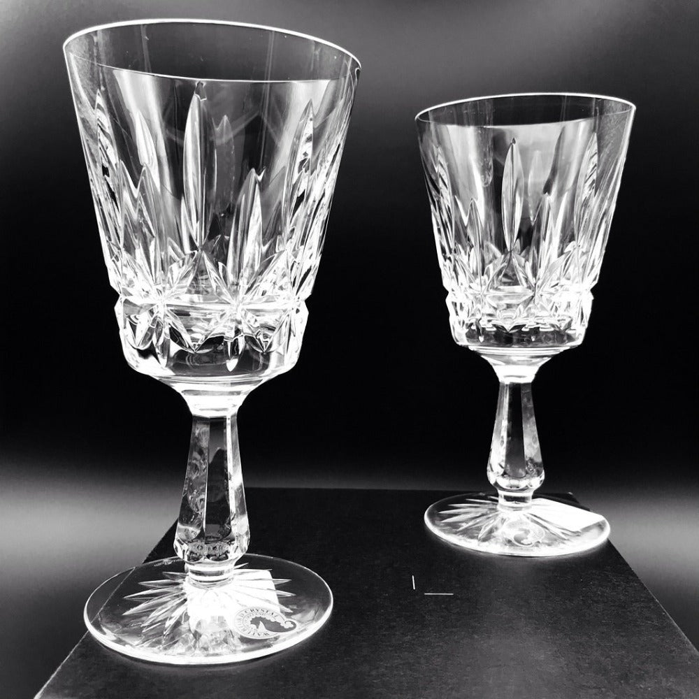 Waterford Crystal Rosslare Goblets Pair  Rosslare 10oz Goblets