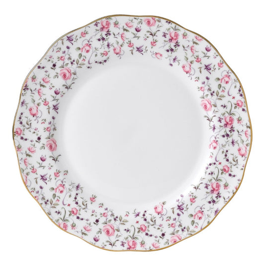 Royal Albert Rose Confetti Vintage Dinner Plate 27CM  Vibrant and vivacious, Rose Confetti is a beautiful new addition to the vintage patterns that have made Royal Albert famous the world over.