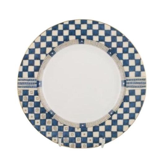 Wedgwood Samurai Accent Tea Side Plate 7"  Wedgwood Samurai china features an intricate patterns that boast a bold and distinctive look in any kitchen or home. Produced for ten years from 1997