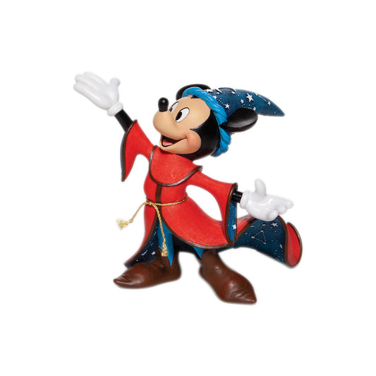 Disney Scorcerer Mickey Figurine  Celebrating the 80th Anniversary of Walt Disney's masterpiece, Fantasia, Sorcerer Mickey receives the Couture de Force treatment in this striking figurine.