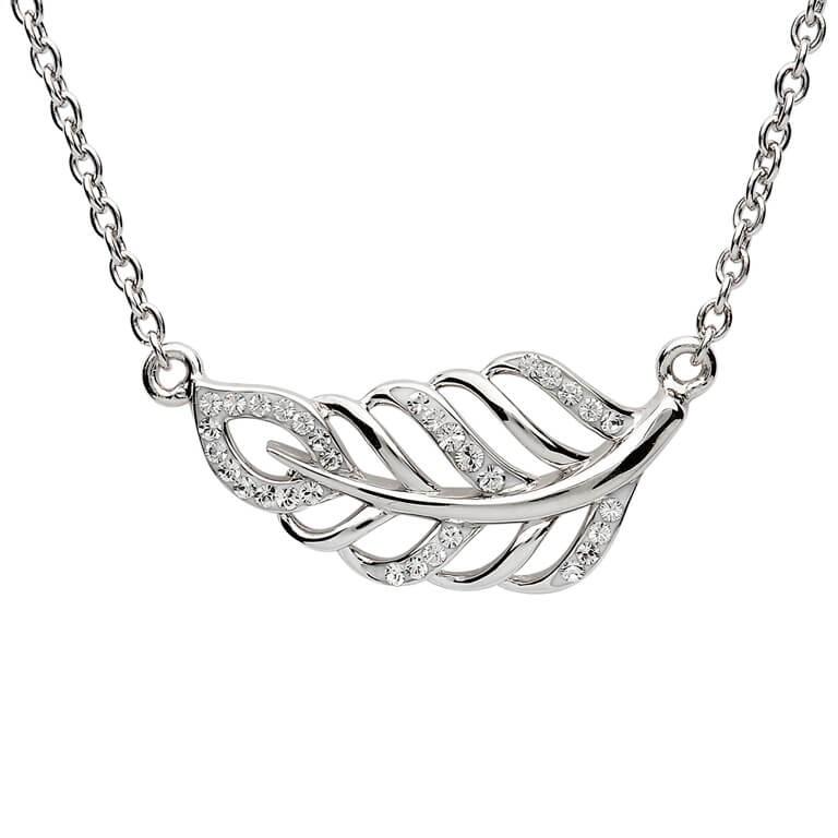 Shanore Silver Leaf Style Pendant