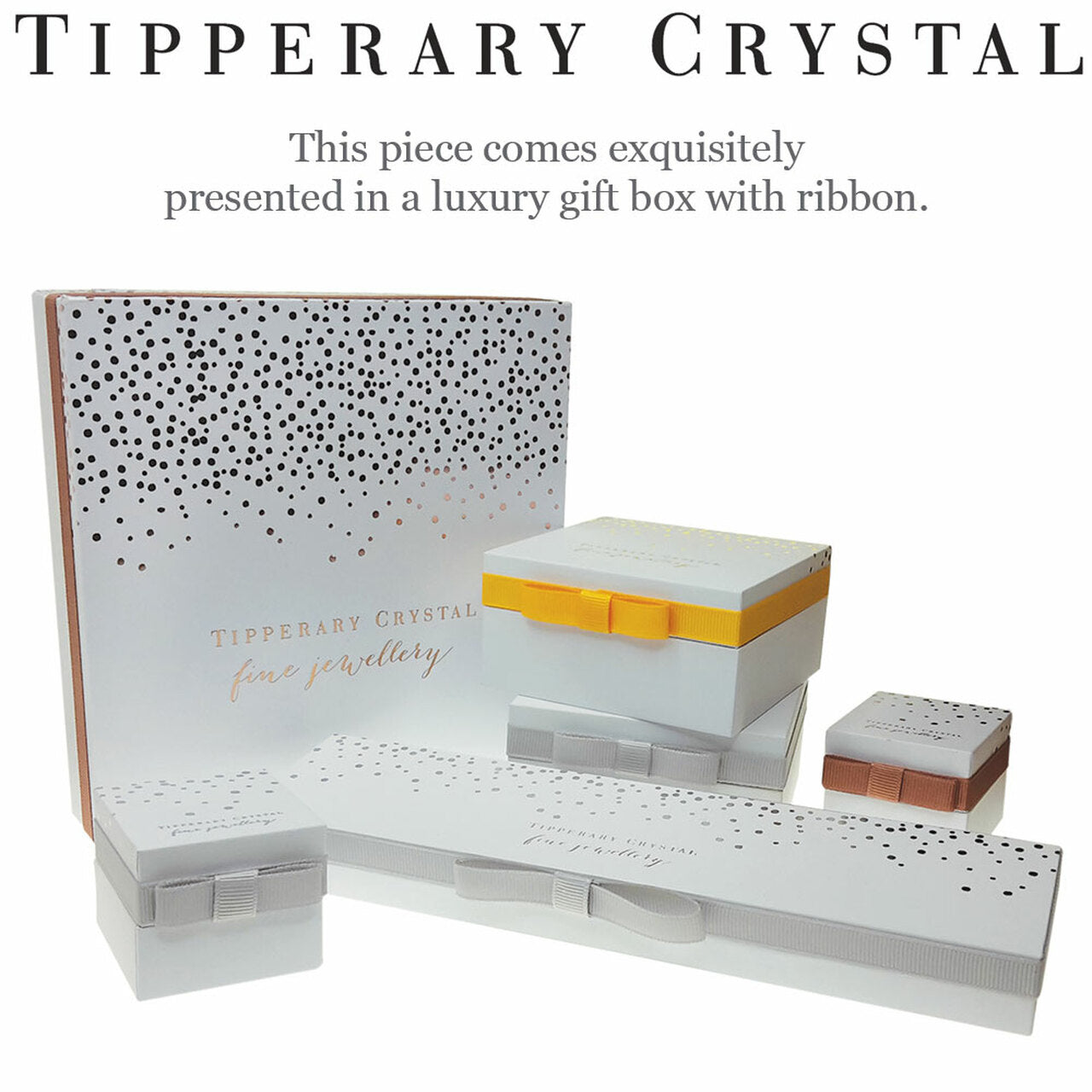 Tipperary Crystal Silver Earrings Pave Set Soft Edge Square