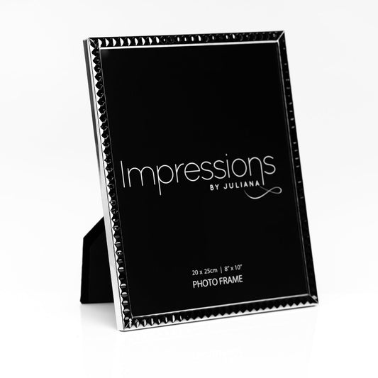 Impressions Silver Plated Diamond Textured Photo Frame 8" X 10"  Give a precious photo the perfect place to shine with this stylish silver plated photo frame. From Impressions - helping your precious pictures speak their thousand words.