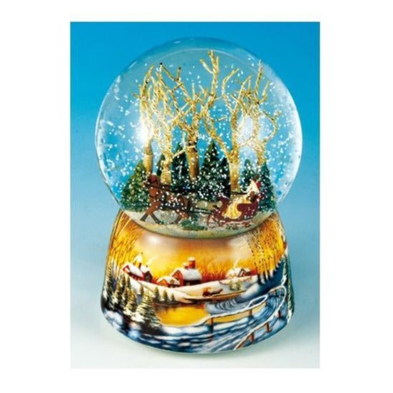 Snow Globe Sleigh Ride  Sleigh ride snow globe, turns to the melody “Winter Wonderland”