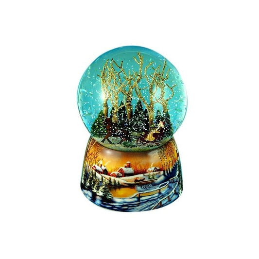 Snow Globe Sleigh Ride  Sleigh ride snow globe, turns to the melody “Winter Wonderland”
