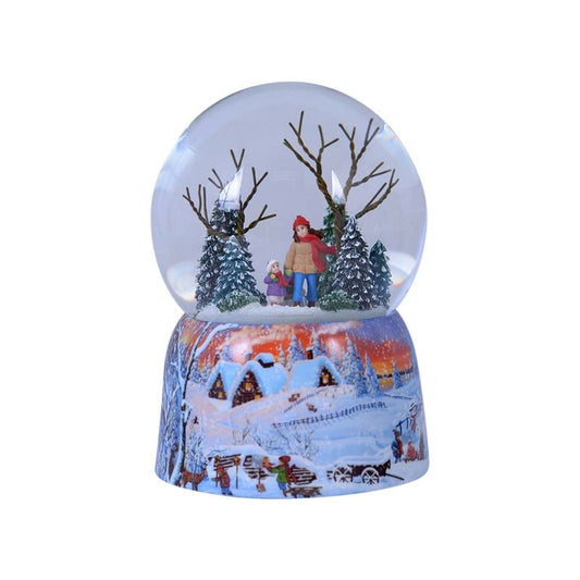 Musicbox World Snow Globe Forest Walk