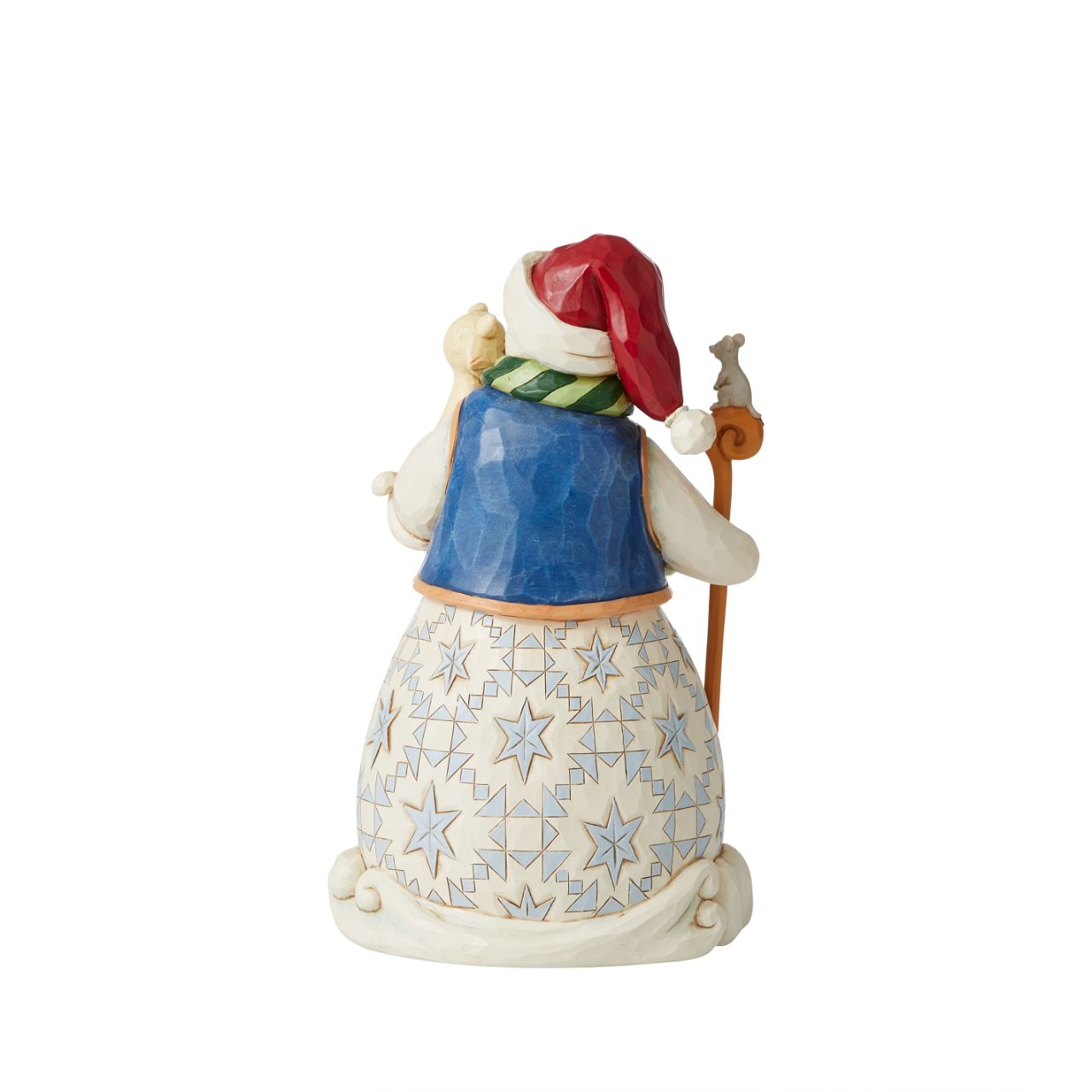 Jim Shore Heartwood Creek Christmas Snowman Holding Cat Figurine  "Chase a happy Holiday" Created in the iconic Heartwood Creek style, Jim Shore has designed a piece to celebrate both friendship and animal lovers all over.