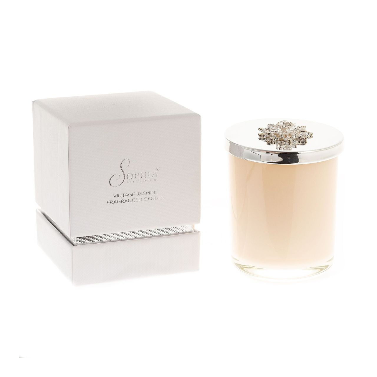 Sophia Classic Candle Vintage Jasmine 270g  Give someone special a lovely gift to help them unwind and relax with this luxury scented candle. From SOPHIA® - the home of sophistication in women's giftware.