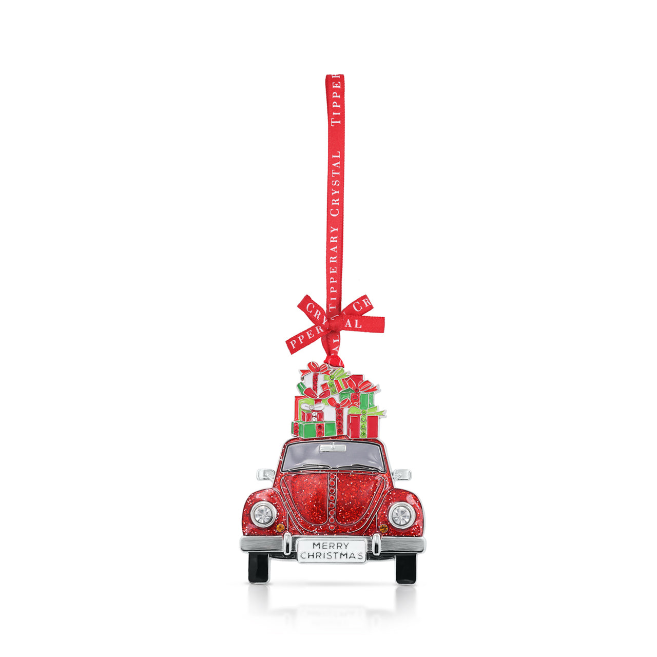Tipperary Crystal Sparkle Driving Home For Christmas Decoration  We just Love Christmas! The festive season, the giving of gifts, creating memories and being together with family and loved ones. Have lots of fun with our lovingly designed and created Christmas decorations, each one has a magic sparkle of elf dust!  Sparkle Driving Home For Christmas Decoration